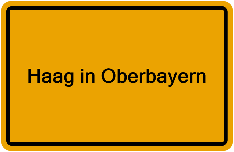 Handelsregisterauszug Haag in Oberbayern